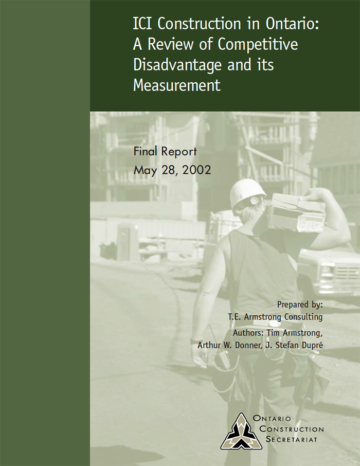 ICI Construction in Ontario – May 2002