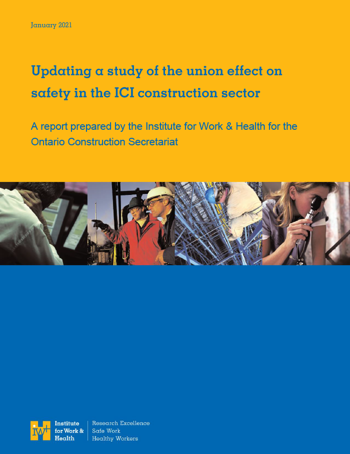 Updating a Study on the Union Effect in the ICI Construction Sector