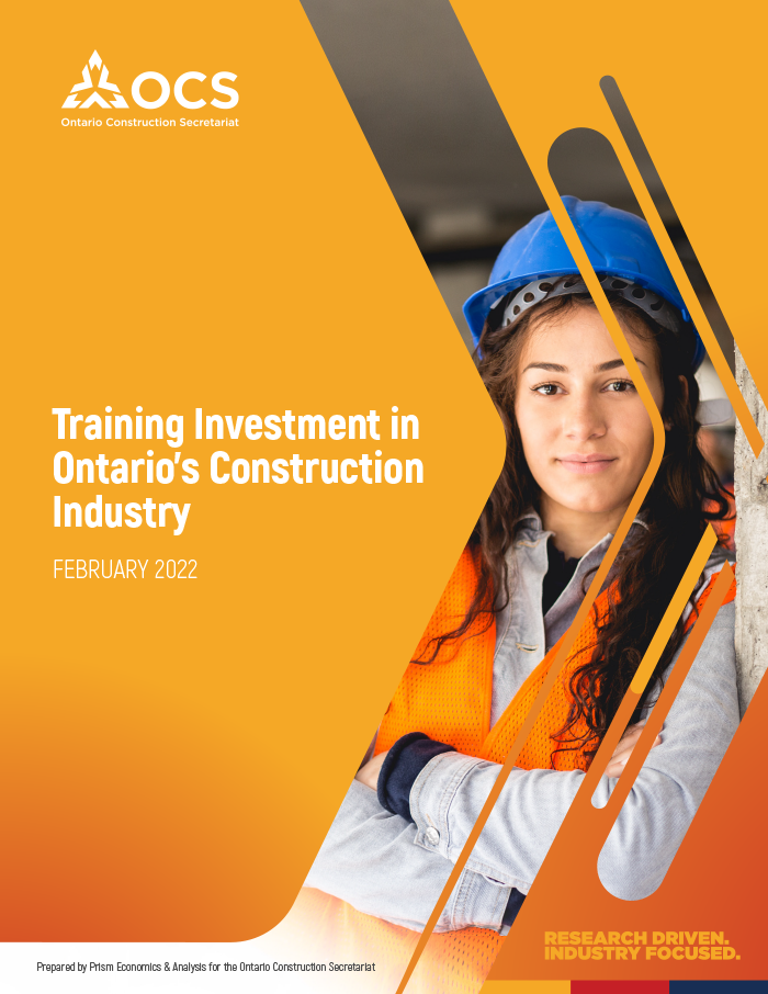 Training Investment in Ontario’s Construction Industry