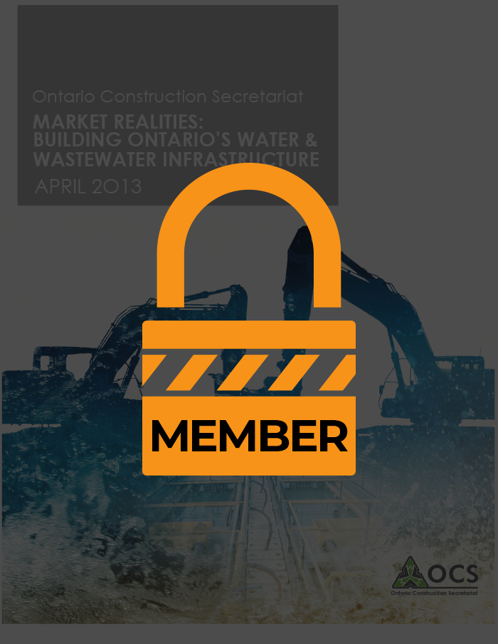 Market Realities: Building Ontario’s Water & Wastewater Infrastructure