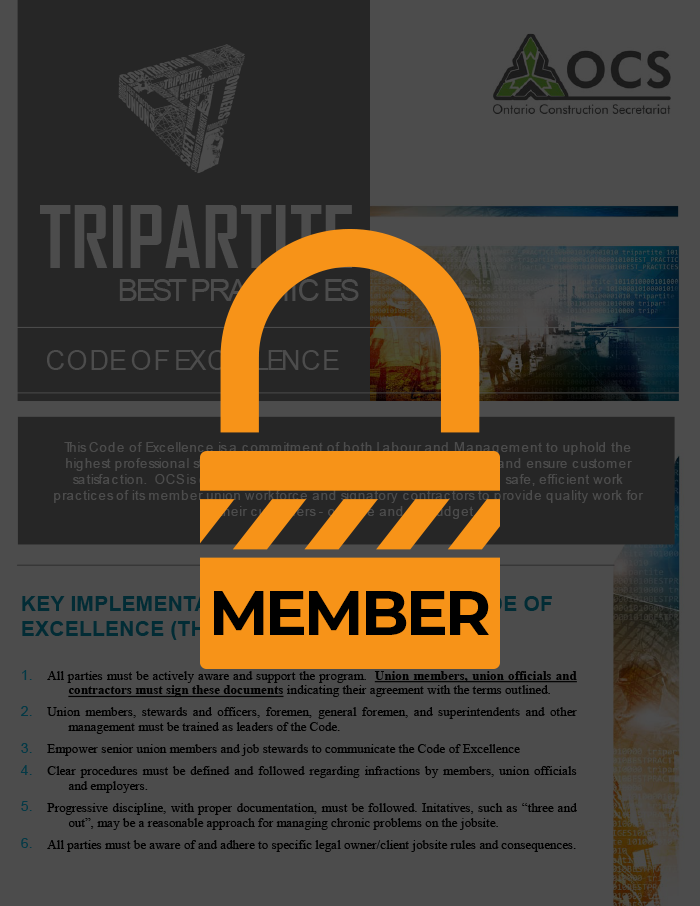 Code of Excellence Tripartite Best Practice